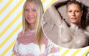 Gwyneth Paltrow khác lạ khi khỏa thân với bùn trên bìa tạp chí