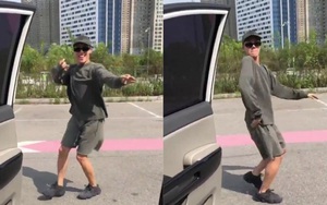 VIDEO J-Hope (BTS) theo trào lưu lao ra khỏi ô tô và diễn lại hit của Drake