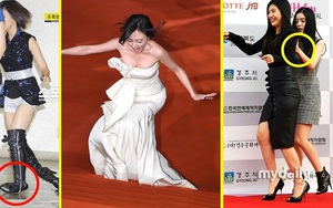 Những pha hài hước nhất của sao Hàn trên thảm đỏ: BTS 'quán quân'