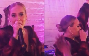 Adele ngẫu hứng khoe tài đọc rap tại quán bar sau ly hôn