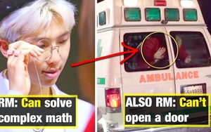 Thiên tài IQ RM BTS cũng nhiều khi 'ngố' như thế này