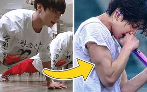 Jungkook BTS tiết lộ bài tập '6 múi' không cần dụng cụ mà fan có thể học theo