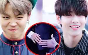 Điều đặc biệt trong cái chạm tay giữa Jimin BTS và Soobin TXT