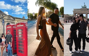 Loạt sao Việt 'check-in' lãng mạn ở trời Tây: Nhà Tuấn Hưng 'tình bể bình', Hà Hồ - Kim Lý đẹp chuẩn mẫu