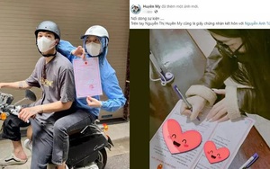 Bạn gái cũ Quang Hải khoe ảnh đăng ký kết hôn theo 'trend' Anh Tú - Diệu Nhi