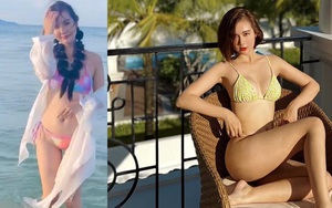 Huyền Lizzie tung clip mặc bikini gợi cảm sau tập cuối 'Thương ngày nắng về'