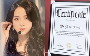 Jisoo Blackpink được vinh danh 'Người phụ nữ đẹp nhất thế giới' năm 2022