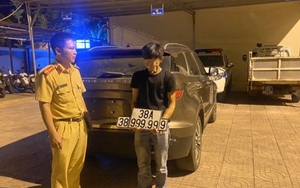 Chủ xe không bằng lái, lắp biển 'ngũ quý 9' giả ở Hà Tĩnh bị xử lý