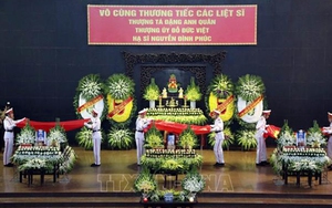 Tiễn biệt ba chiến sỹ Công an hy sinh trong khi làm nhiệm vụ