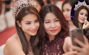 Hoa hậu Hoàn vũ Việt Nam 2017: Phạm Hương rơm rớm khi gặp mẹ