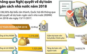 ĐỒ HỌA: Chi 1,5 triệu tỷ trong dự toán ngân sách nhà nước năm 2018