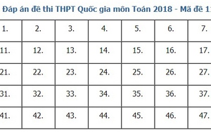Giải đề thi toán 2018 mã đề 116