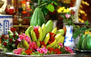 Cách bày mâm ngũ quả trên bàn thờ Tết chuẩn Phúc Quý Thọ Khang Ninh