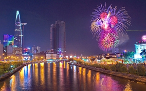 Xem pháo hoa giao thừa Tết Canh Tý 2020 trên cả nước