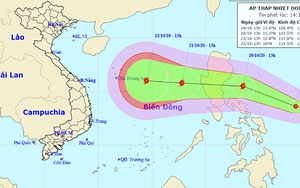 Tin mới nhất về áp thấp nhiệt đới sẽ mạnh lên thành bão đổ bộ miền Trung