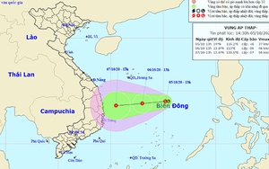 Dự báo thời tiết: Vùng áp thấp có khả năng mạnh lên thành áp thấp nhiệt đới