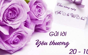 Lời chúc 20/10 không thể thiếu được trong ngày Phụ nữ Việt Nam