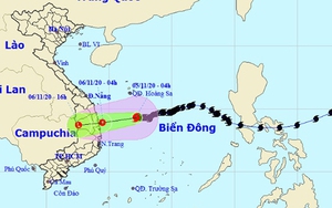 Bão số 10 suy yếu thành áp thấp nhiệt đới