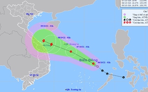 Áp thấp nhiệt đới có khả năng mạnh lên thành bão số 7
