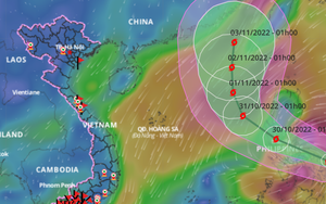 Hướng di chuyển của bão số 7 còn nhiều biến động