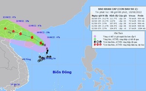 Bão số 2 hướng thẳng về đất liền Hải Phòng - Quảng Ninh