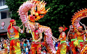 13 đội tham gia trình diễn nghệ thuật múa Rồng - Hà Nội năm 2020