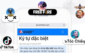 Bí kíp tạo tên game kí tự đặc biệt cho game thủ Free Fire