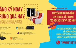 VTVcab ưu đãi lớn toàn quốc: Truyền hình & Internet