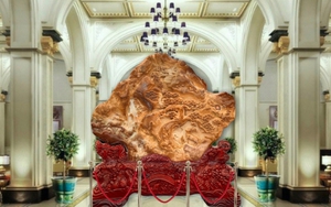 Tác phẩm 'Tùng Hạc Đón Khách' chế tác trong 720 ngày lớn nhất Việt Nam