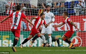 Video clip highlights bàn thắng trận Girona 2-1 Real Madrid