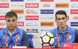 HLV U23 Uzbekistan ấn tượng với lối chơi phòng ngự của U23 Việt Nam