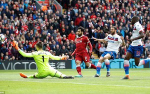 Video clip highlights trận Liverpool 0-0 Stoke: Salah bỏ lỡ cơ hội khó tin