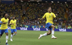 Video clip bàn thắng trận Brazil 1-1 Thụy Sĩ: Coutinho lập 'siêu phẩm' sút xa