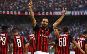 Video clip bàn thắng AC Milan 2-2 Atalanta: 'Siêu phẩm' của Higuain là không đủ
