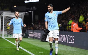 Video clip bàn thắng Watford 1-2 Man City: Mahrez tỏa sáng