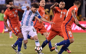 Video clip bàn thắng trận Argentina vs Chile