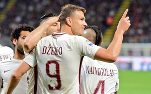 Dzeko được ca ngợi là chuyên gia phá kỷ lục '82 tuổi' trong ngày Roma hủy diệt Milan