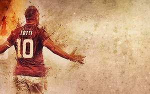 25 bức hình đẹp nhất CĐV vẽ tặng tri ân Francesco Totti