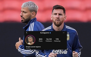 Aguero có hành động 'lạ', dọn đường cho Messi tới Man City?