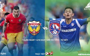 Soi kèo bóng đá Hà Tĩnh đấu với Quảng Ninh. Trực tiếp bóng đá cúp Quốc gia. BĐTV