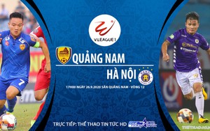 Soi kèo bóng đá Quảng Nam vs Hà Nội. Trực tiếp bóng đá V-League 2020
