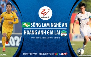 Soi kèo bóng đá SLNA vs HAGL. Trực tiếp bóng đá V-League 2020