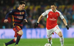 Messi bị phớt lờ ở đội hình trong mơ của Mesut Oezil