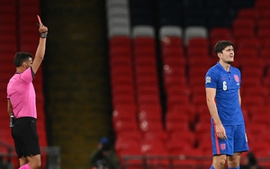 Anh 0-1 Đan Mạch: Maguire nhận thẻ đỏ, Tam Sư thất bại cay đắng