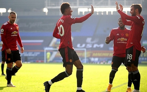 Everton 1-3 MU: Fernandes tỏa sáng rực rỡ. Cavani nổ phát súng đầu tiên