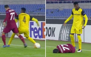 Mkhitaryan bị đấm vào mặt sau va chạm với hậu vệ Young Boys