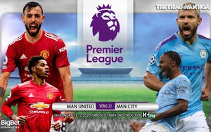 Soi kèo nhà cái MU vs Man City. Trực tiếp bóng đá Vòng 12 Giải Ngoại hạng Anh