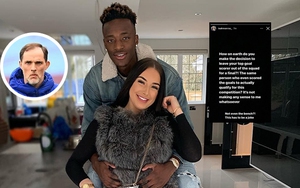 Abraham không được đá chung kết cúp FA, bạn gái chỉ trích HLV Tuchel dữ dội