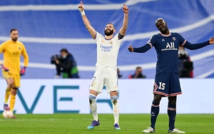 Real Madrid 3-1 PSG (tổng: 3-2): Benzema lập hat-trick che mờ Mbappe