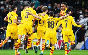 Real Madrid 0-4 Barcelona: Aubameyang lập cú đúp nhấn chìm Real Madrid